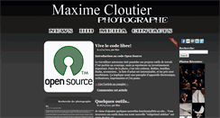 Desktop Screenshot of maximecloutier.com